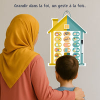 Tableau la routine du Petit Muslim – Pour des journées bien organisées et remplies de baraka