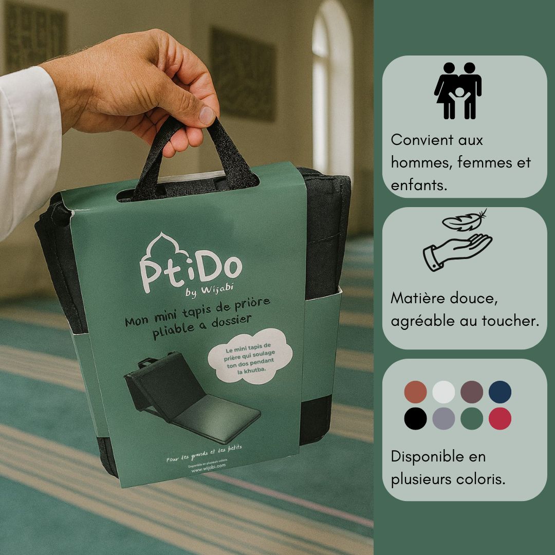 PtiDo- Mon mini tapis de prière à dossier
