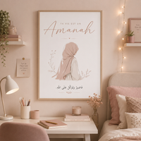 Ta vie est une Amanah (Garçon & Fille)- Affiches A4 PDF