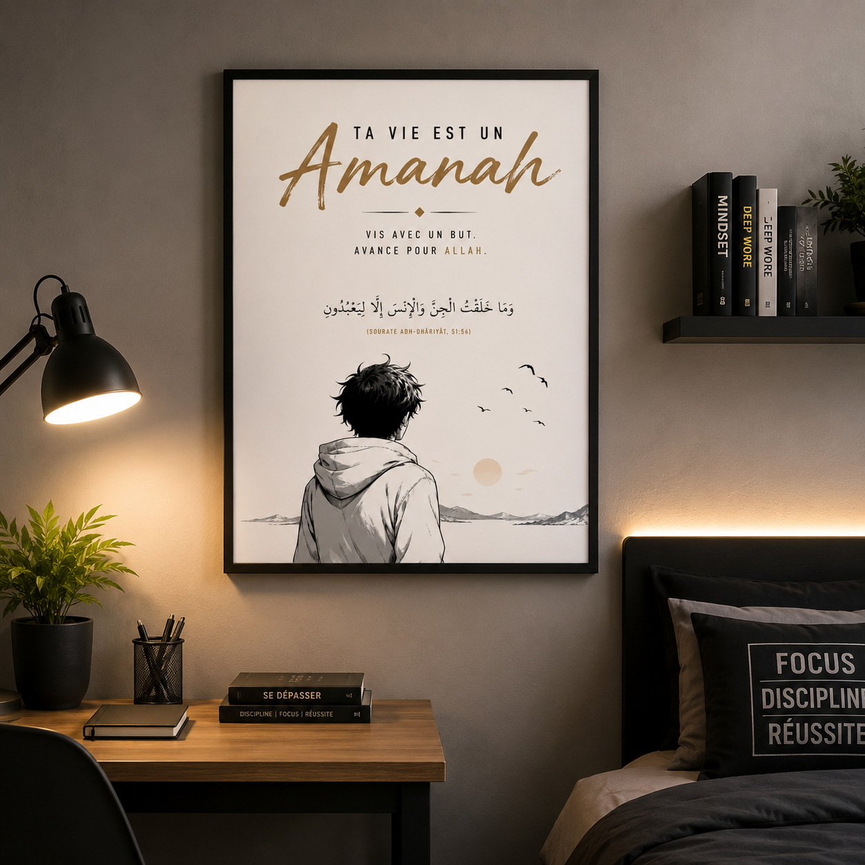 Ta vie est une Amanah (Garçon & Fille)- Affiches A4 PDF