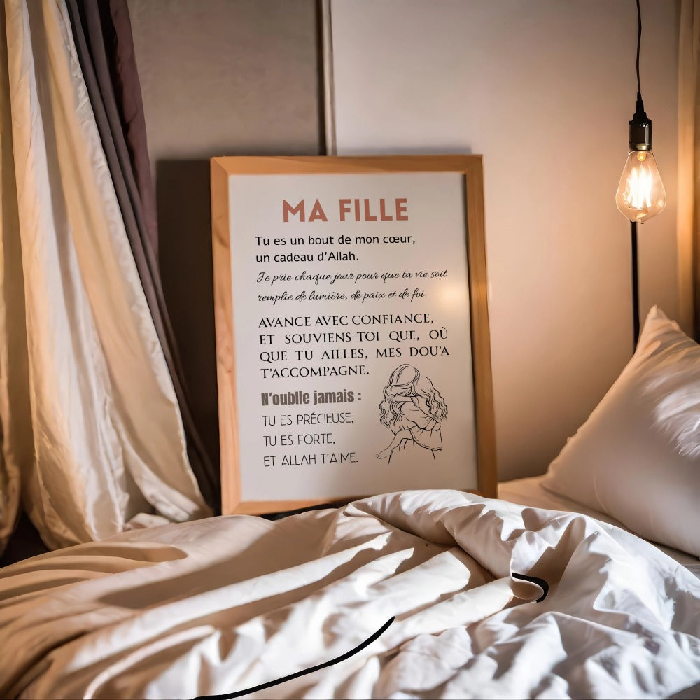 Mon fils, Ma fille, un cadeau d’Allah – Affiche à imprimer (PDF fille & garçon)