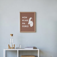 Mon hijab, ma force – Affiche à imprimer (PDF)