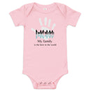 Bodys bébé à manches courtes « Ma famille »