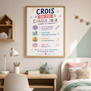 Crois en toi chaque jour – Affiche A4 à imprimer (PDF)