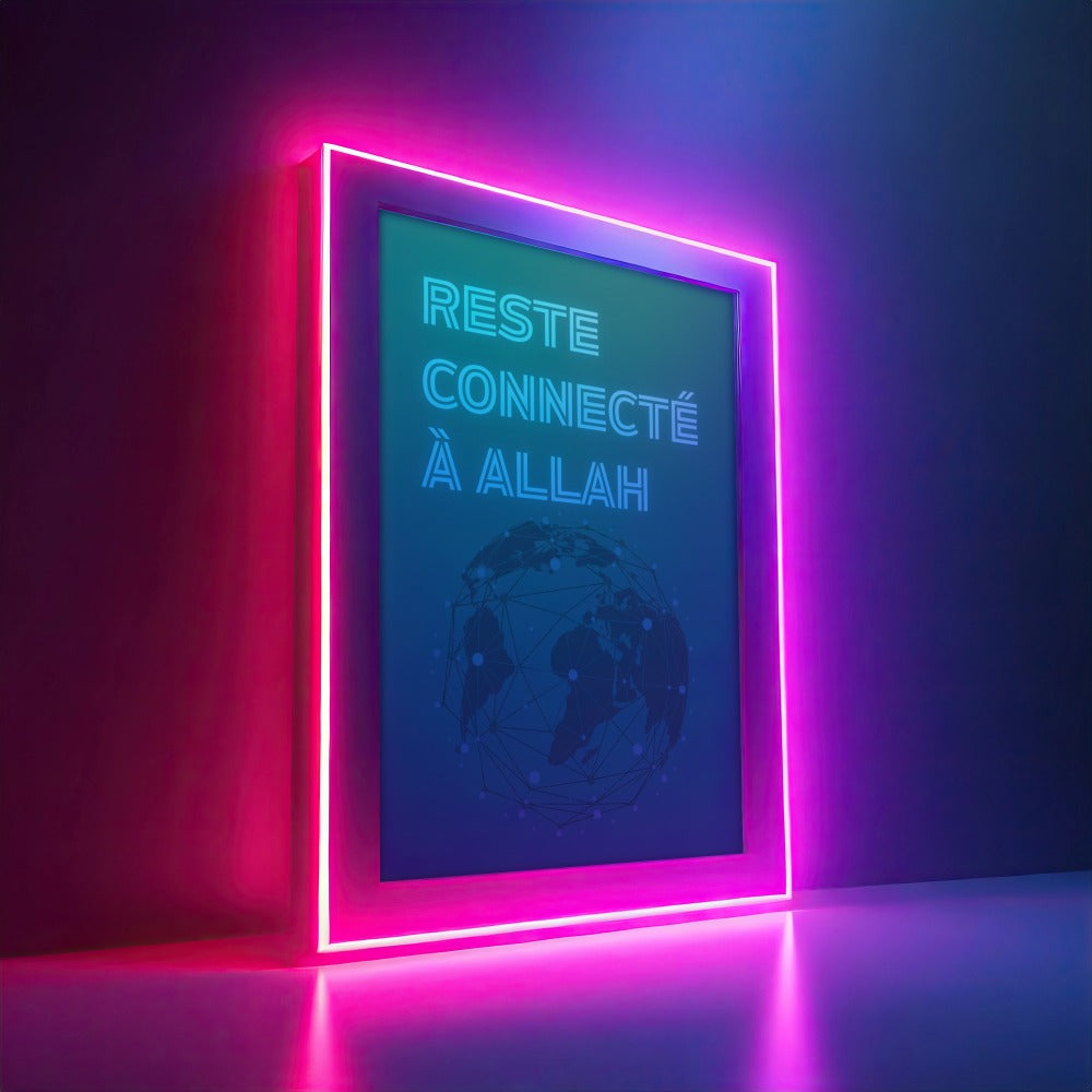 Reste connecté à Allah – Affiche à imprimer (PDF)