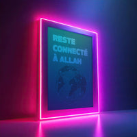 Reste connecté à Allah – Affiche à imprimer (PDF)