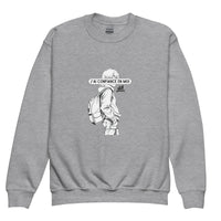 Sweat classique jeune "j'ai confiance en moi"