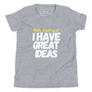 T-shirt Jeune mixte "J'ai de bonnes idées"