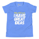 T-shirt Jeune mixte "J'ai de bonnes idées"